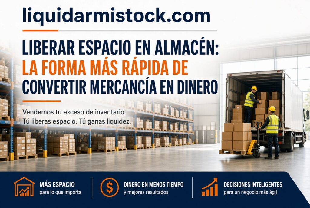 Liberar espacio en almacén la forma más rápida de convertir mercancía en dinero